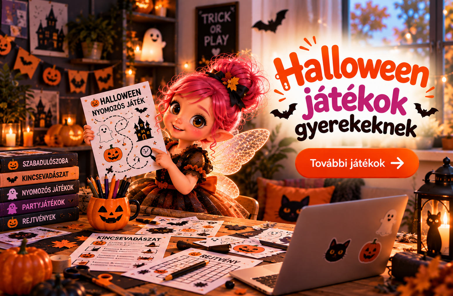 Halloween játékok gyerekeknek